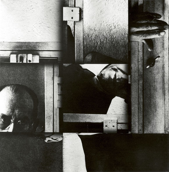 Scomposizione di un ritratto di Piet Mondrian n.2