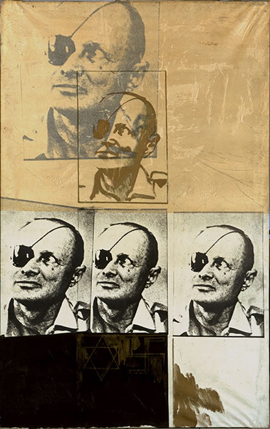 Studio per ritratto del condottiero Moshe Dayan 2